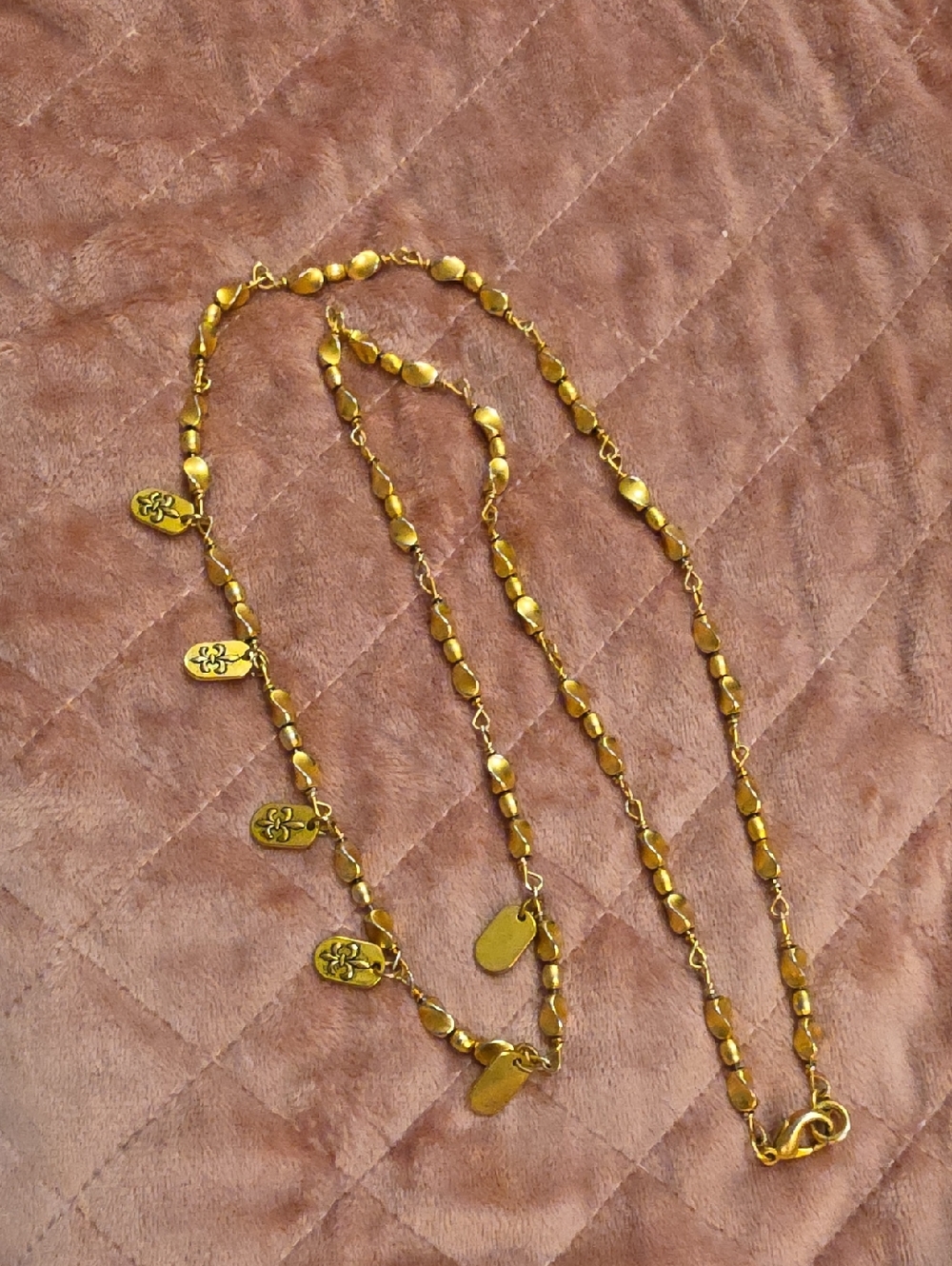 Bundle Of 2 Gold-Tone Necklaces Wear Together Or Separately - Picture 6 of 6